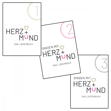 HERZ+MUND 1-3 –Liederbuch-Paket